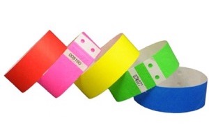 Tyvek wristbands 25 mm - Box of 1000