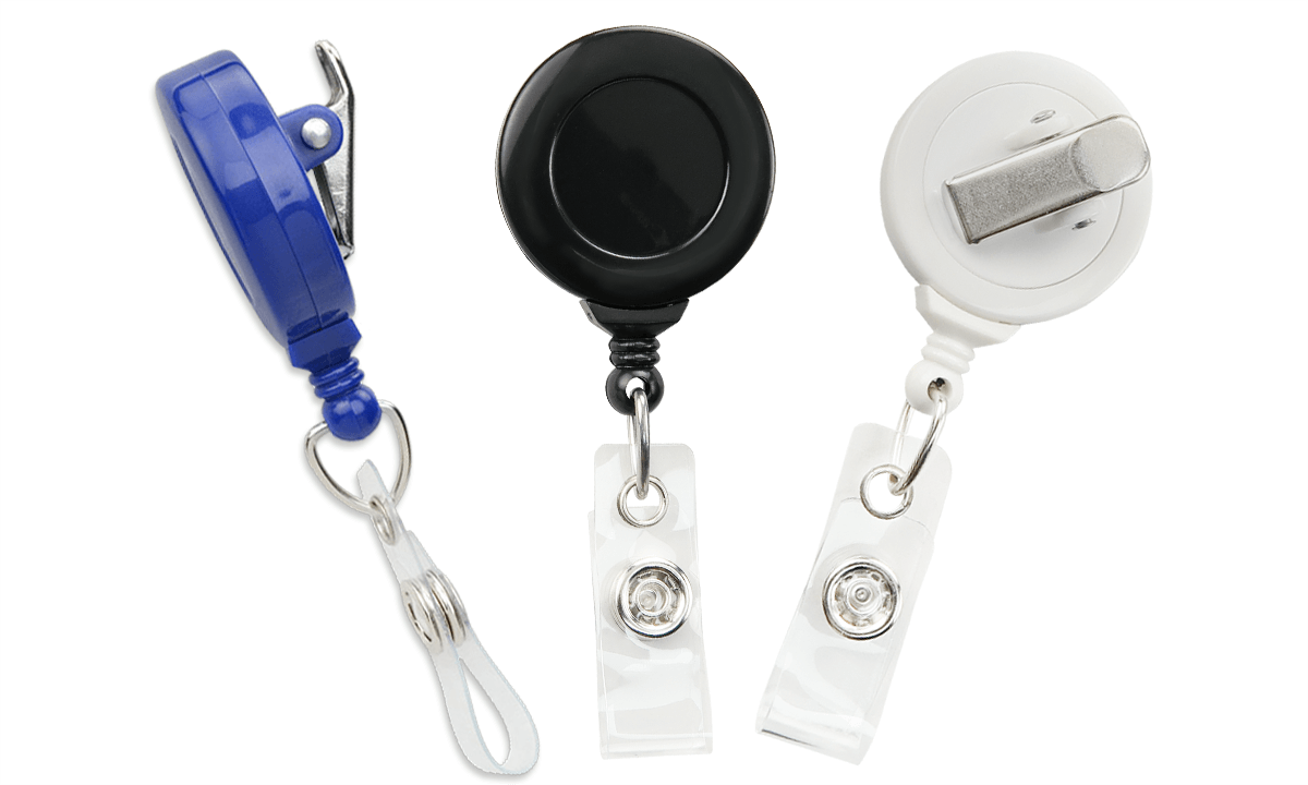 Round No-twist Badge-Reel with Swivel Back-Clip