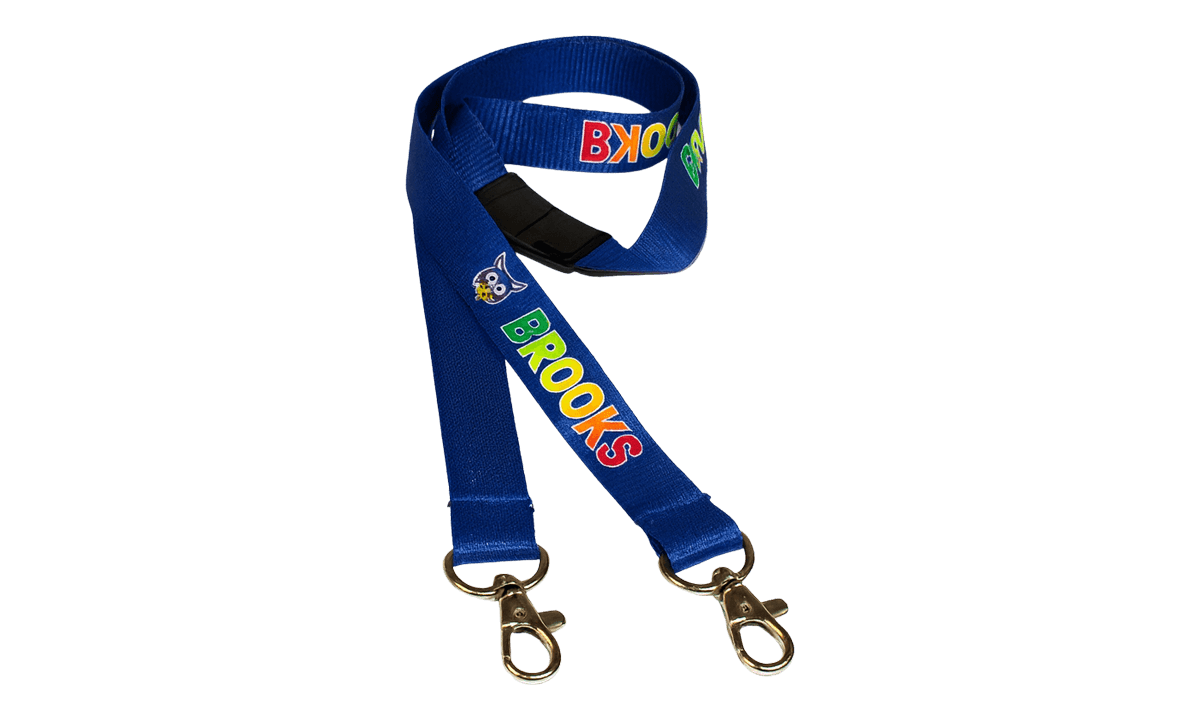 Custom 20mm True Color Open-Ended Ribbed Polyester Lanyards - Full Colour Print