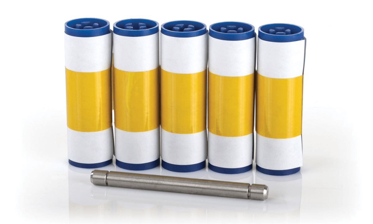 Magicard 300/600/E+ Cleaning Rollers Kit (5 Sleeves, 1 roller bar)