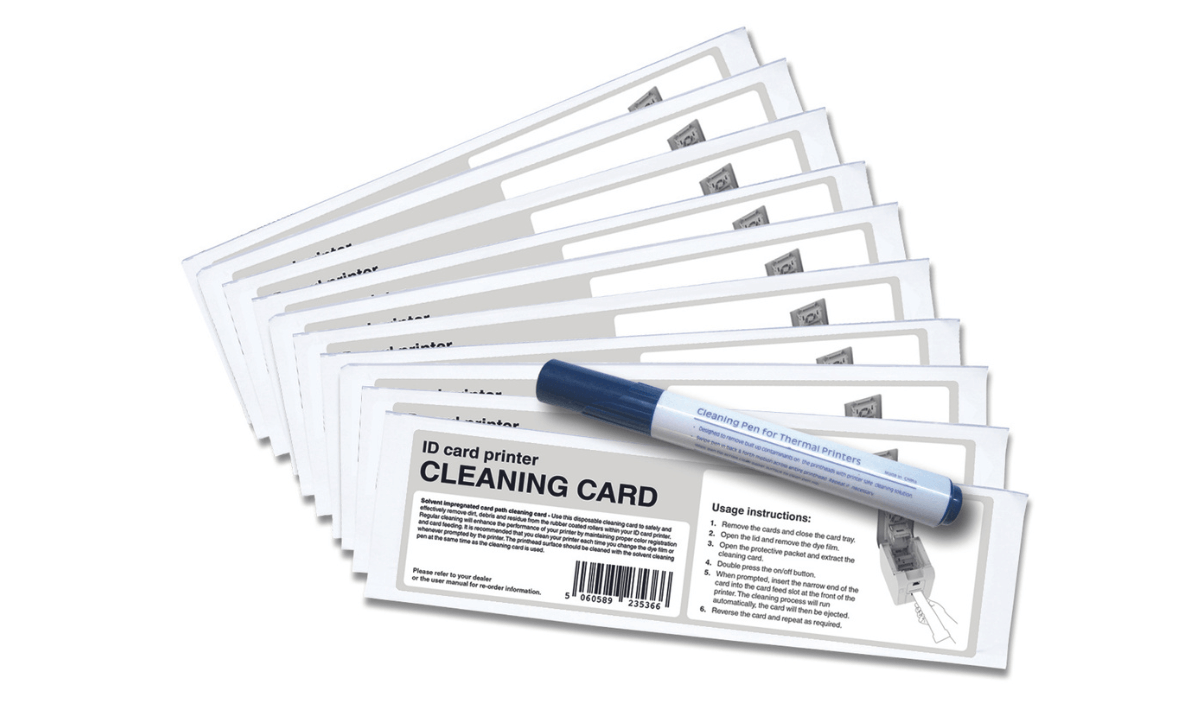 Magicard Pronto100 Cleaning Kit (10 cards, 1 pen)