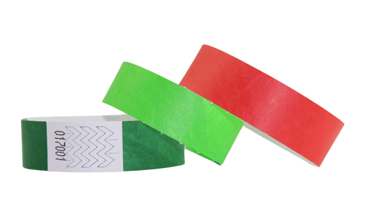 Tyvek wristbands 19 mm