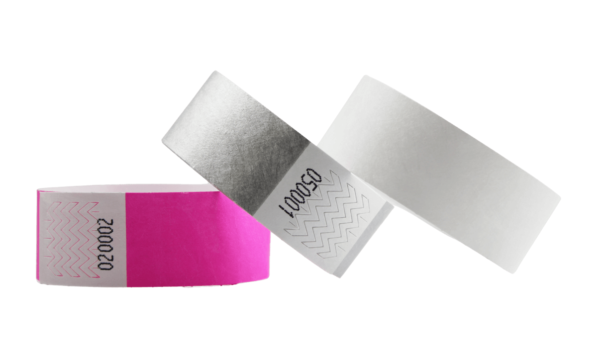 Tyvek wristbands 25 mm