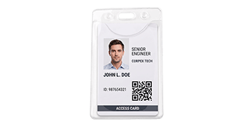 DOP-Free Eco-friendly Flexible Badge Holder - Credit Card Size