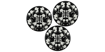 Button badges 38mm, round