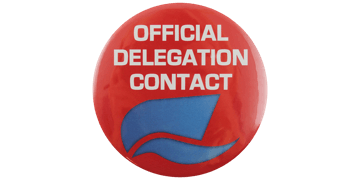 Button badges 75mm, round