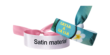 Smooth Satin Ribbon wristbands (no closure)