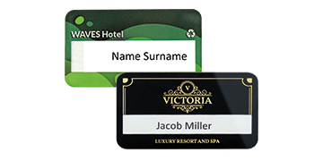 Reusable Selfit PRO Single line Name Badges, 70 x 40 mm